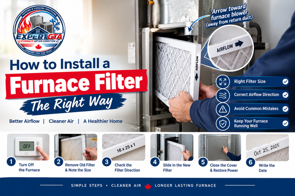 How to Install a Furnace Filter