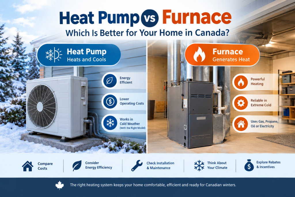 Heat Pump vs Furnace: Which Is Better for Your Home in Canada?
